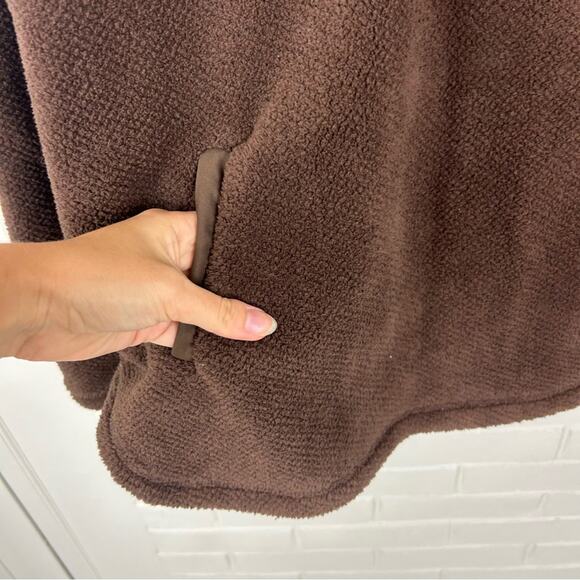 NWT Thread & Supply Brown Sherpa Pullover Jacket Size S - Picture 4 of 11